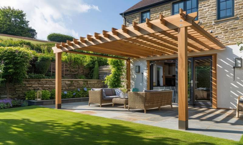 Devis complet pour pergola bioclimatique évolutive 4x3 aluminium anthracite ou blanche à Trévoux, avec stores zip et LED